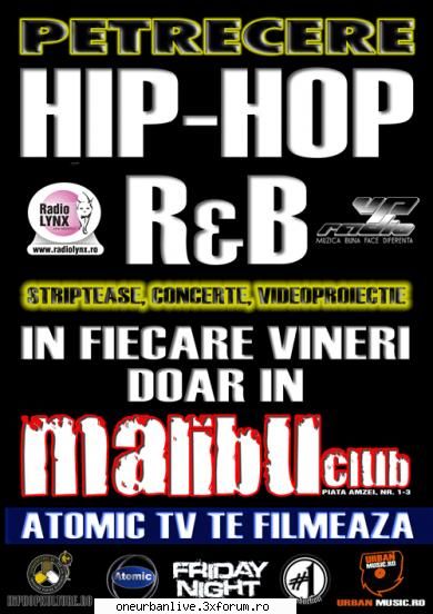 petrecere hip-hop si r&b
tip: 9 martie 2007 la ora intrare: gratuit martie