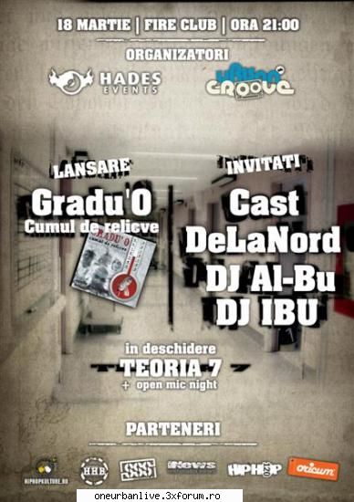 concert cast / lansare 18 martie 2007 la ora hades fire club
oras: intrare: 5 ron martie